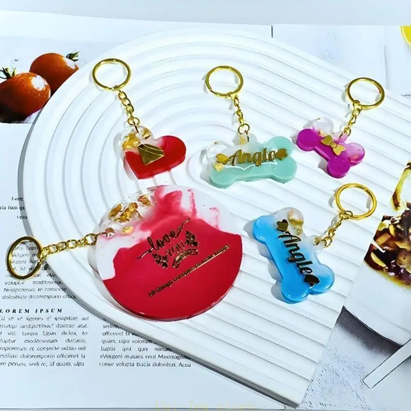 40 ГБ лапа сердца эпоксидная смола литья для литья для Diy Dog Tag, силиконовая форма для ключей Инструменты и оборудование для украшений