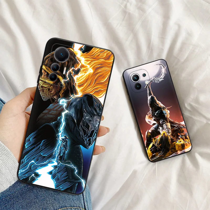 Фото Силиконовый мягкий чехол для телефона Redmi Note 13 Pro 4G 5G 12 12c 13c Note12 Xiaomi 12t 12x 13Lite 12Lite Mortal Kombat №3