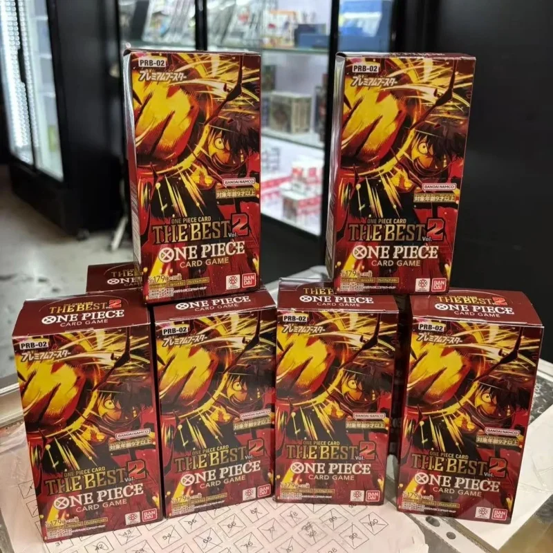 Bandai One Piece Anime Booster Box Prb02 Op13 The Will to Inherit Tcg Коллекционная карта Игрушка Подарок на день рождения Горячая распродажа 100% оригинал