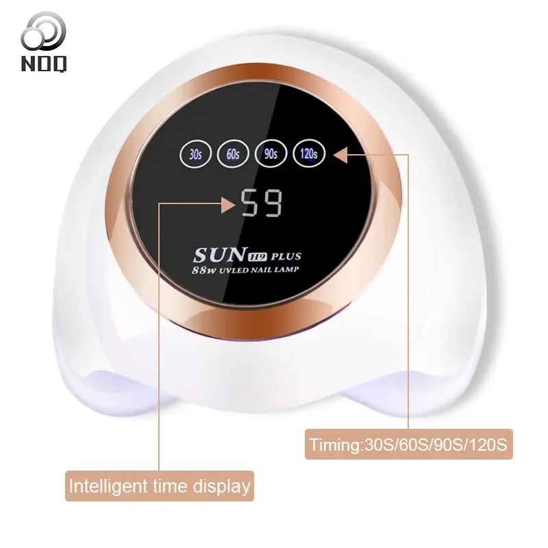 NOQ 30Leds SUN H9 Plus Max60W Светодиодная лампа для ногтей УФ-лампа для ногтей с ЖК-дисплеем Маникюр Сушка Гель-лак Инструменты для дизайна ногтей (art.: 3920ca7fcbcb6) - 3920ca7fcbcb6