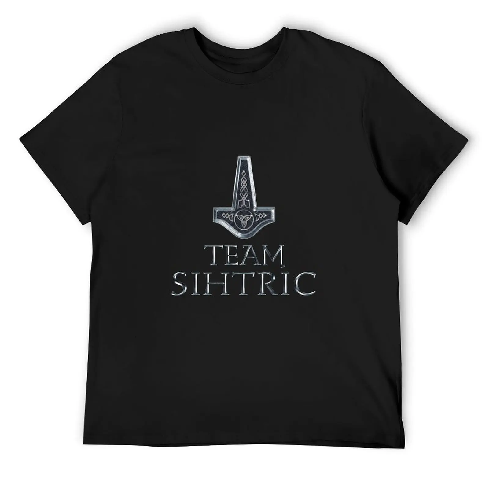Fan Art - Team Sihtric Футболка больших размеров, роскошные дизайнерские рубашки, мужские футболки