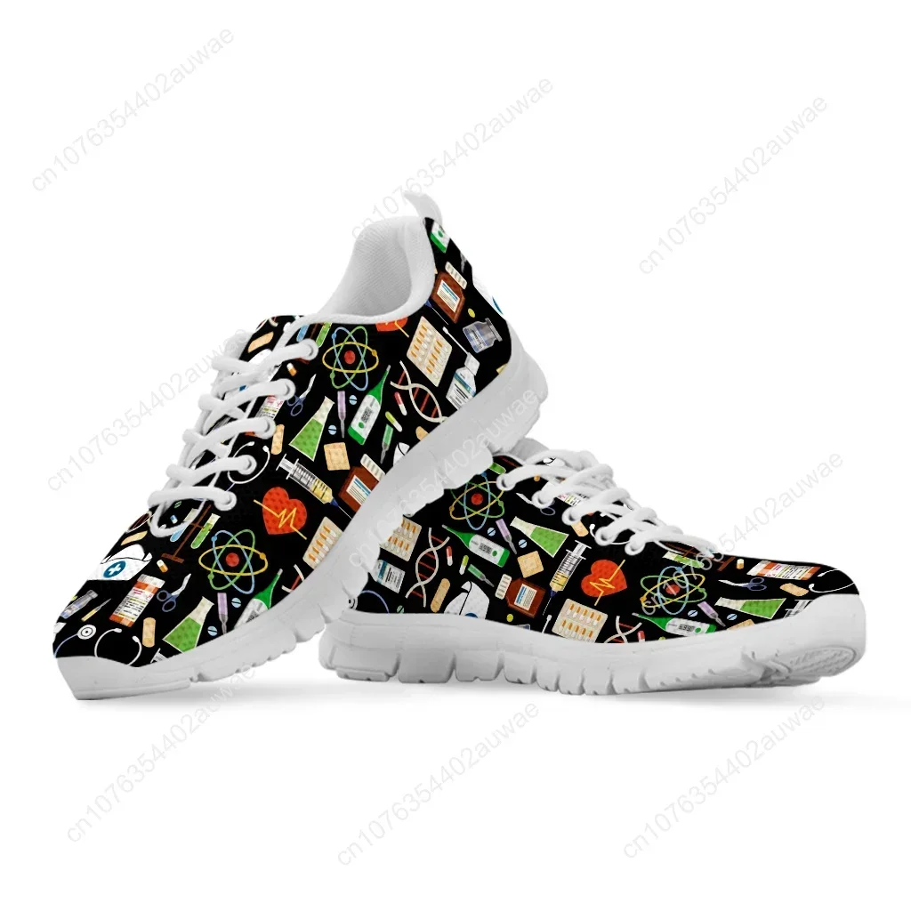 Фото Scarpe da allattamento bianche на donna pronto soccorso/scarpe da информаastica comode stampate mediche Scarpe Strate Calzature №2