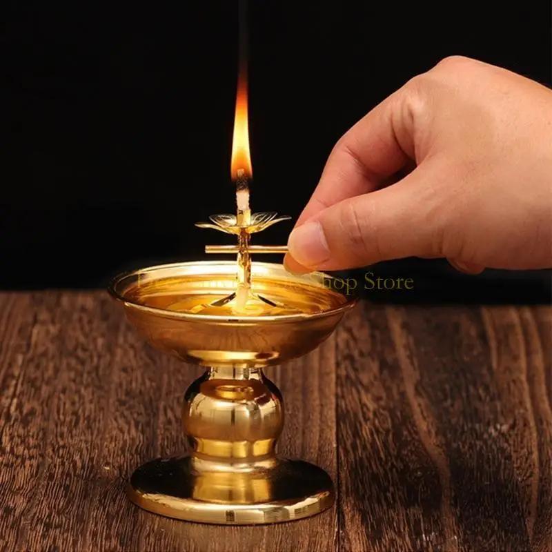 Фото Qx2e Heart Lamp Holder Буддийские статьи, посвященные постоянно сжигающим лампам, используемым для настольных настольных №2