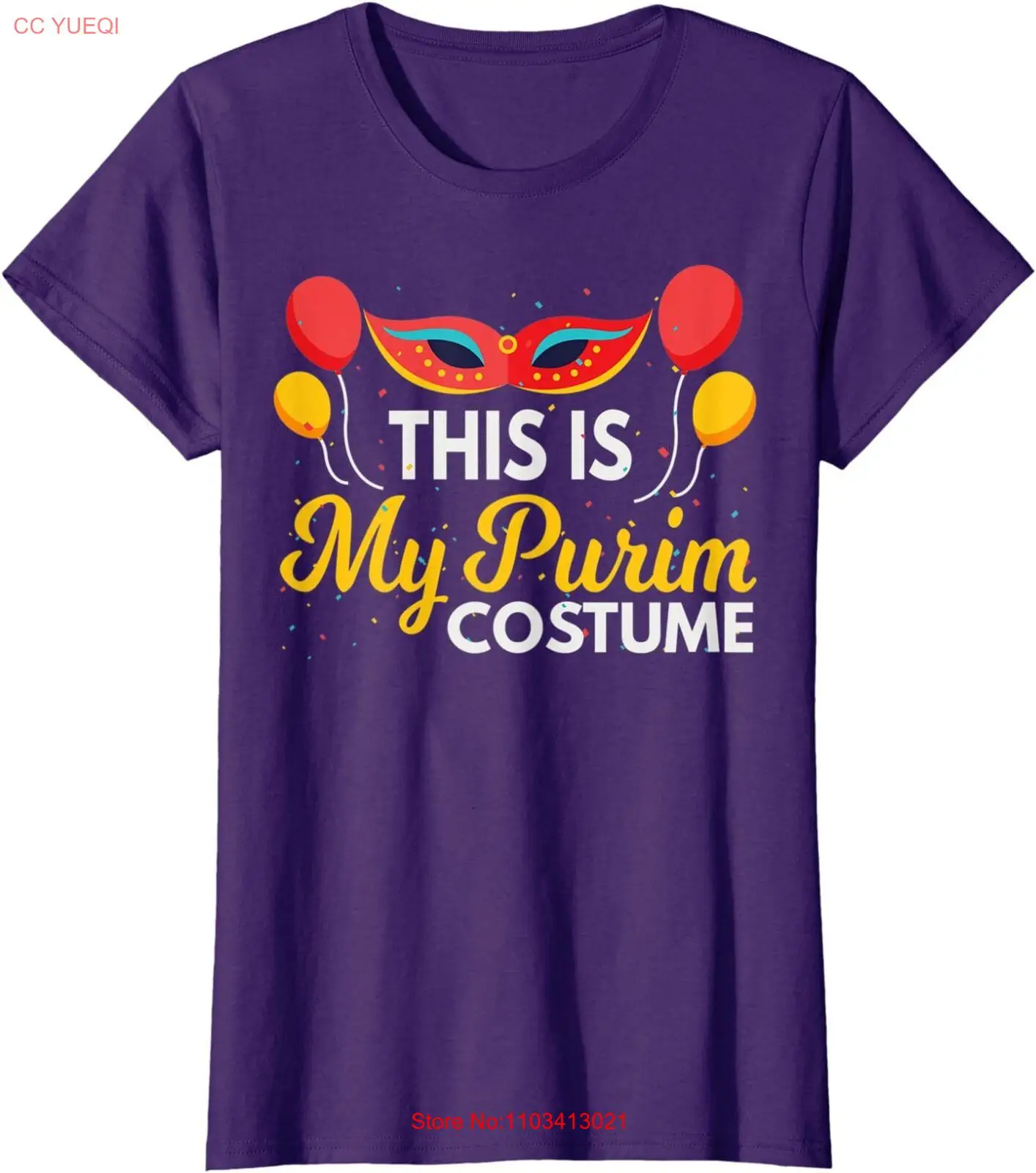 Костюм This Is My Purim, еврейская женская футболка с круглым вырезом Happy Purim Hamantash