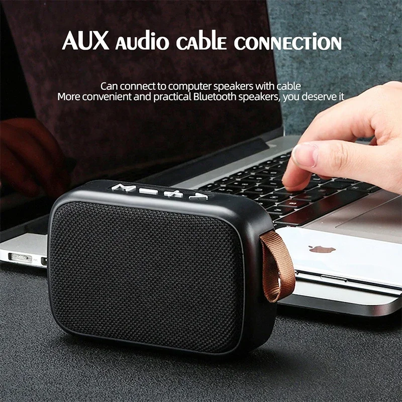 Фото Портативный мини-динамик Bluetooth с FM-радио, милый портативный уличный беспроводной динамик с поддержкой U-диска, FM-от воспроизведение музыки, сабвуфер, подарок №5