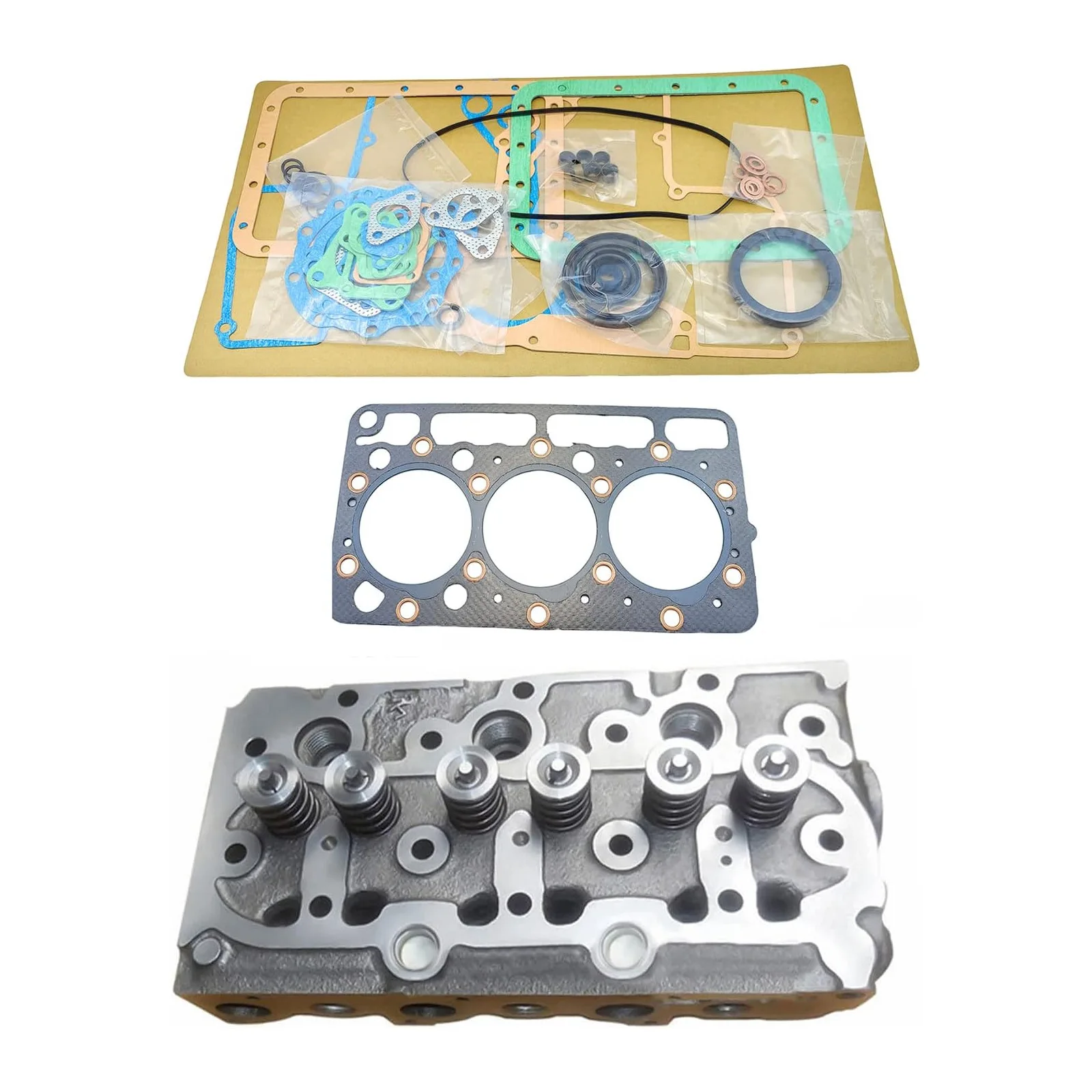 ГБЦ двигателя с комплектом для ремонта Kubota D850 B1550D 1926703040