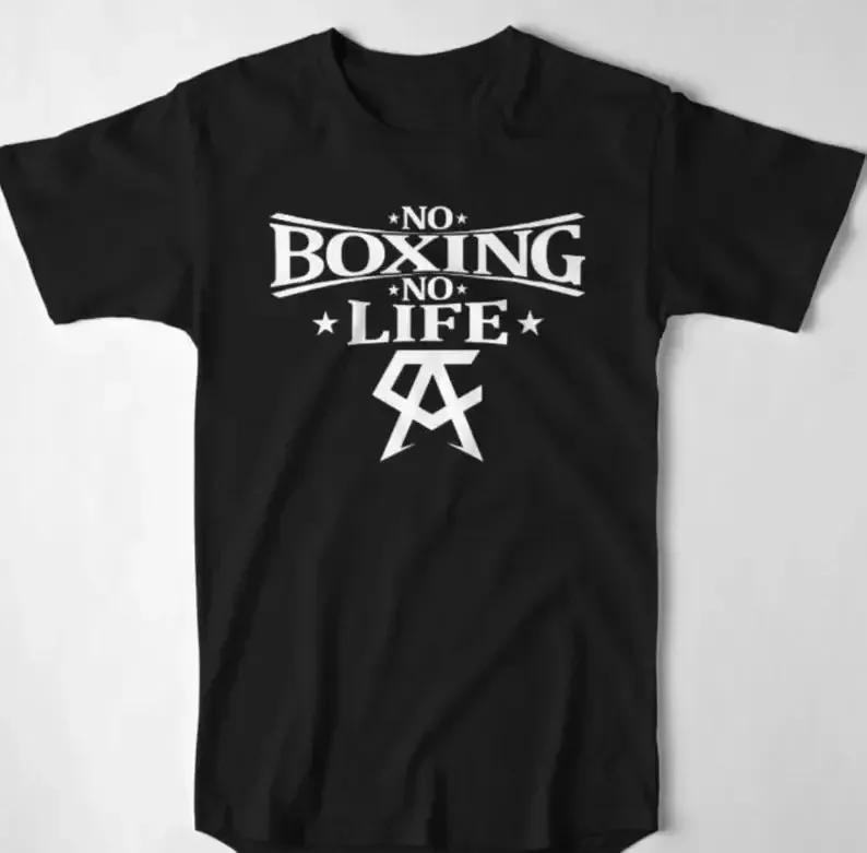 Canelo No Boxing No Life Кикбоксинг Вдохновленная Муай Тай Бокс Футболка Хлопковая мужская футболка с круглым вырезом и коротким рукавом