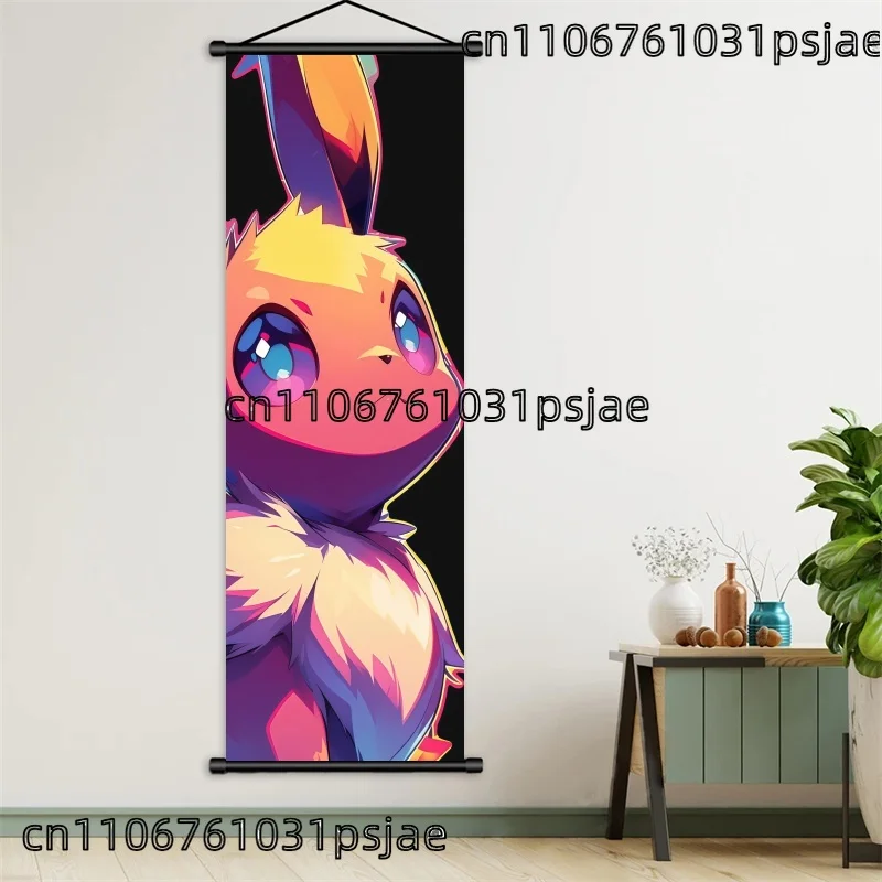Фото Украшения-сукрутки Pokémon Eevee, высокое качество, высокая деталь для комнат, устойчивость к выцветанию №5