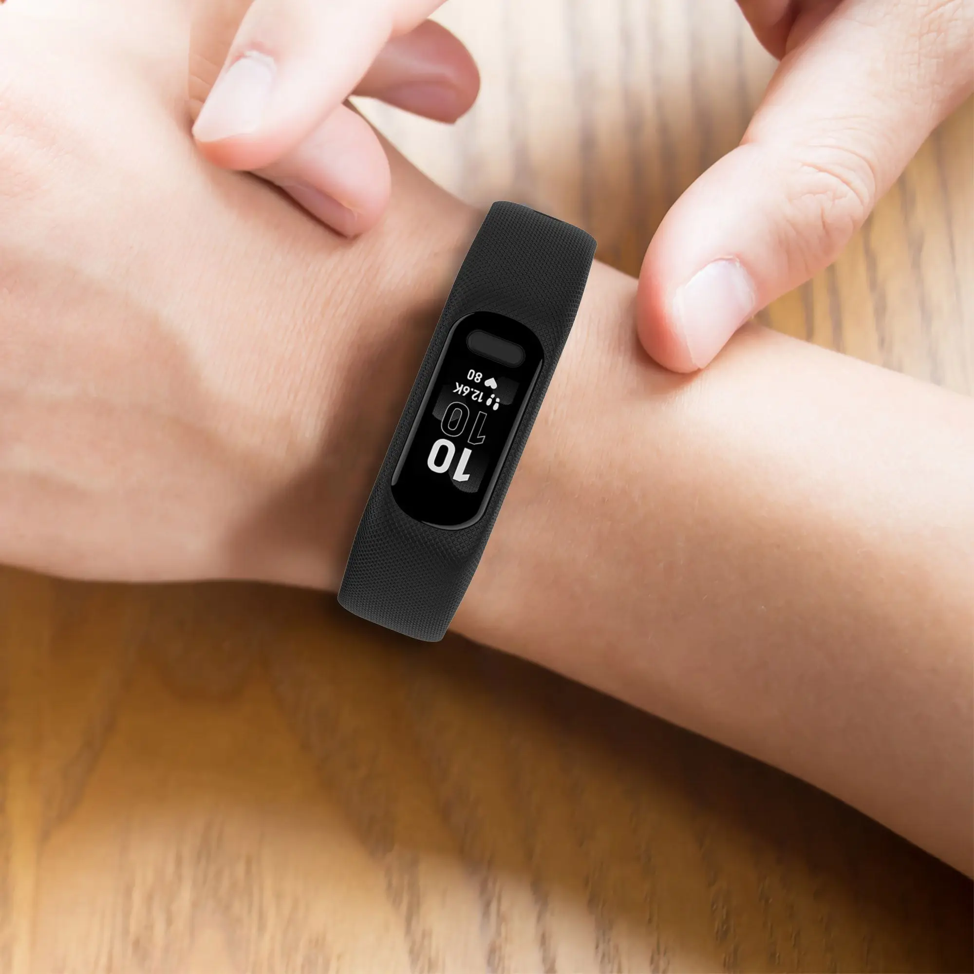 Фото Силиконовые спортивные ремешки для Garmin Vivosmart 5, умные ремешки, аксессуары для часов, сменный браслет, сделай сам, ручная работа №4