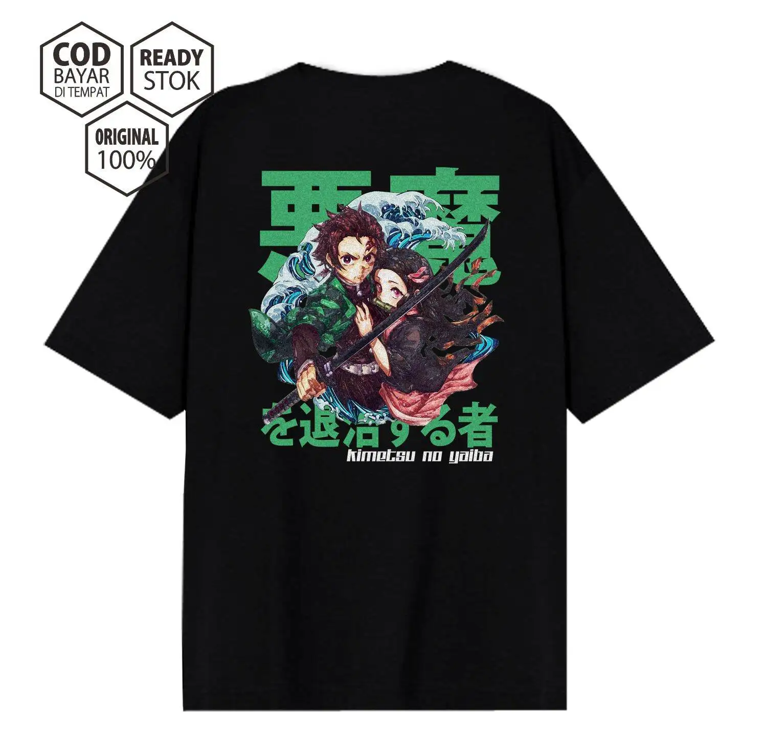 Kaos TANJIRO & NEZUKO DEMON SLAYER 08/футболка аниме/аниме манга HOLIGANZ Baju Premium