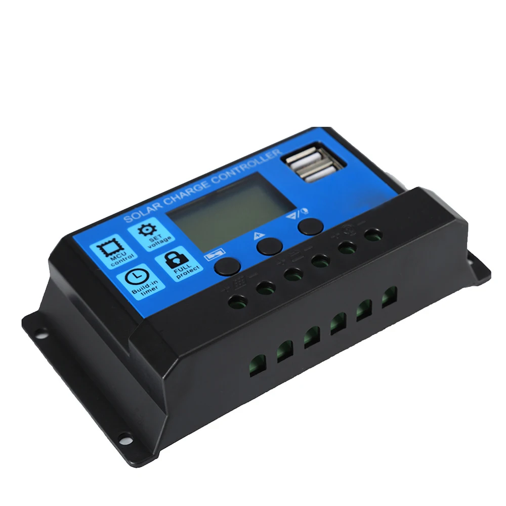 Фото T50 40A 50A 60A регулятор баланса 12 в Mppt 24 в Pwm pppppppppppppppppisi Daya сбалансированный панельный регулятор батареи 5 в постоянного тока на выходе №4