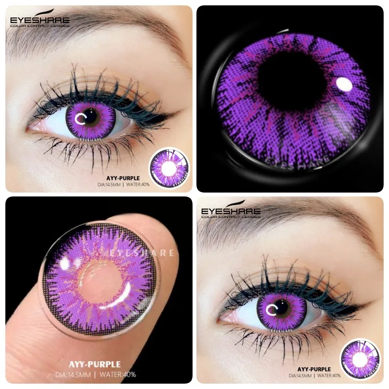 Фото 1 пара контактных линз EYESHARE для Хэллоуина цветные контактные линзы для глаз Косплей Контактные линзы аниме цветные линзы для глаз №3