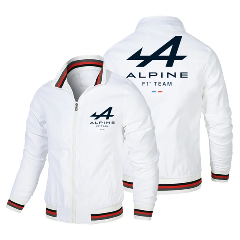 Фото New Alpine F1 Team Zipper Jacket Sportswear Outdoor Carsweater Jacket Alpine Men's Jacket Men's Pocket Casual Spring and Autumn №3