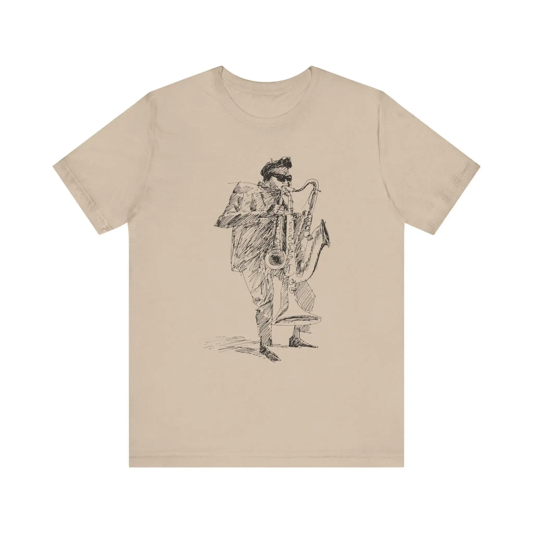 Футболка Roland Kirk Saxophone, джазовая легенда, музыкант, топ с принтом эскизов, Джерси