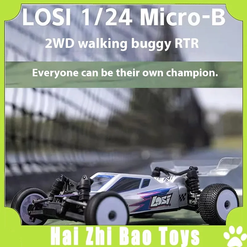 LOSI Новый полноразмерный 1:24 микро-B 2WD Багги дистанционное управление Электрический двухколесный привод внедорожник для скалолазания радиоуправляемая модель автомобиля