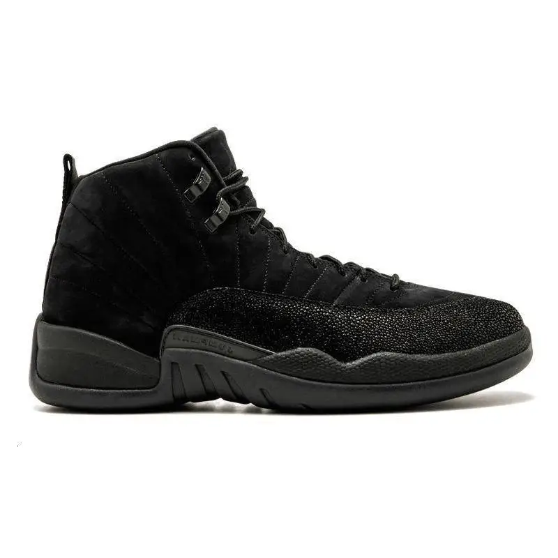 Фото Черные кроссовки Nike Jordan 12 Retro OVO 873864 -032 №2