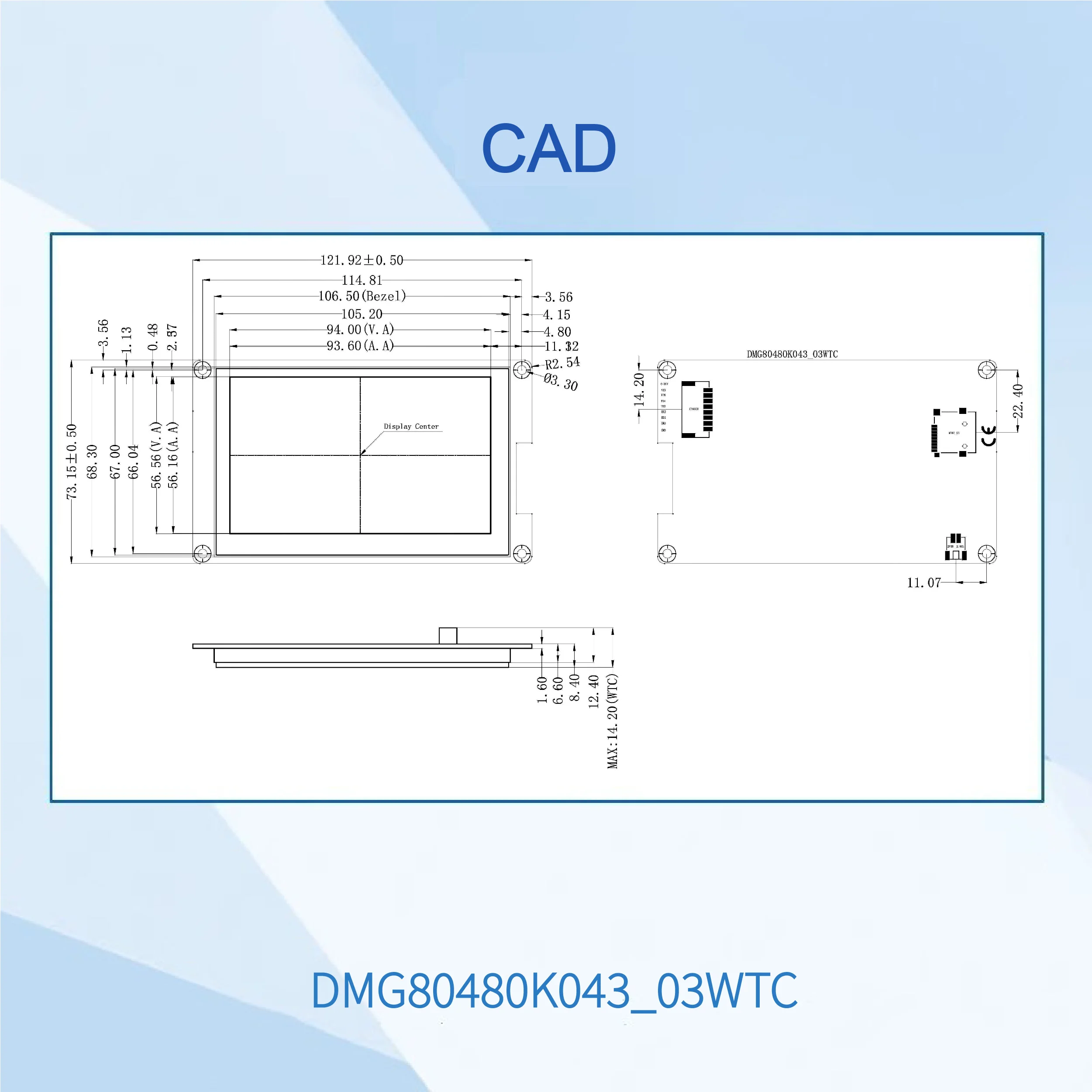DWIN 4,3-дюймовый 480X800 HMI медицинского класса IPS TFT LCD UART интерфейс умный дисплей сенсорный экран T5L DGUS II (art.: 3920cab1979ee) - 3920cab1979ee