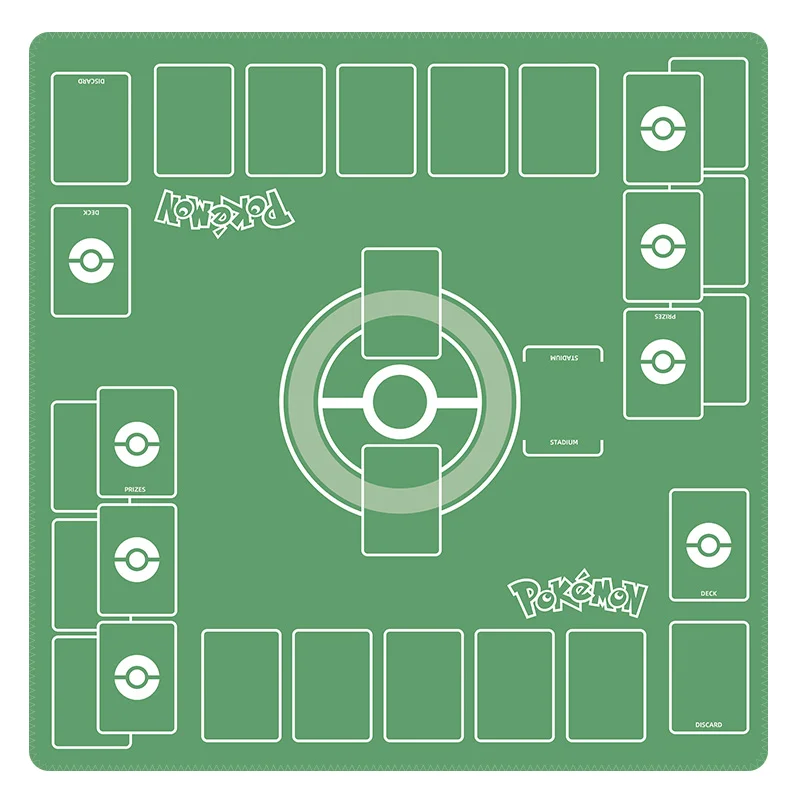 Фото 60*60*0,2 см Diy PTCG Покемон двойной выделенный игровой коврик Боевая Классическая игра Аниме коллекционные карты Diy Подарочные игрушки №3