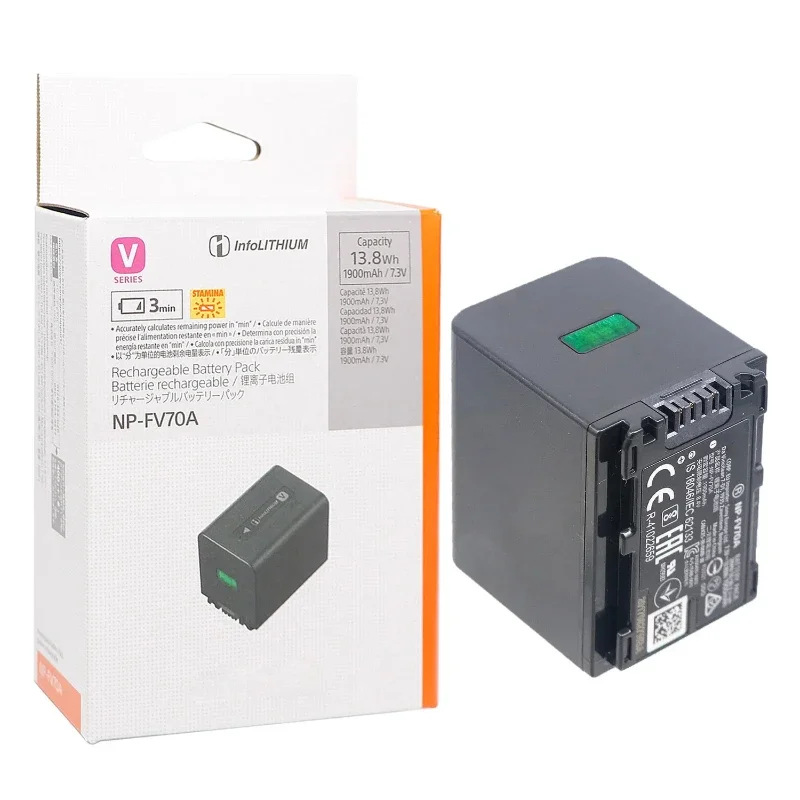 Фото NP-FV70A NPFV70A 7,3 В 13,8 Втч 1900 мА Аккумулятор для камеры Sony FV50A FV100A Аккумулятор EAX40 AX700 AX45 60 AX100E AXP55 Высокое качество №2