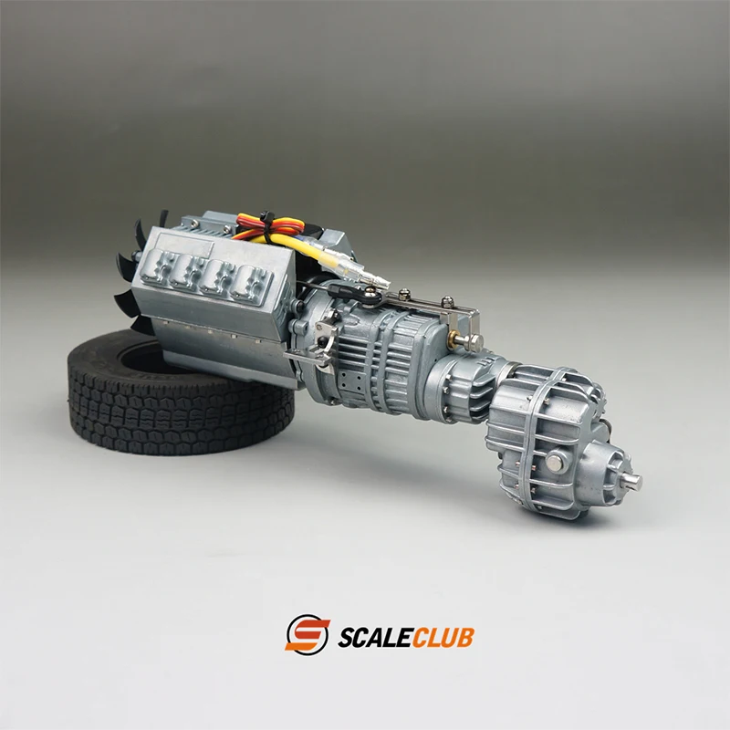 Фото Scaleclub tamiya 1/14 shot 27T, передние и задние дифференциалы, передний и задний раздел, встроенные коробки передач №2