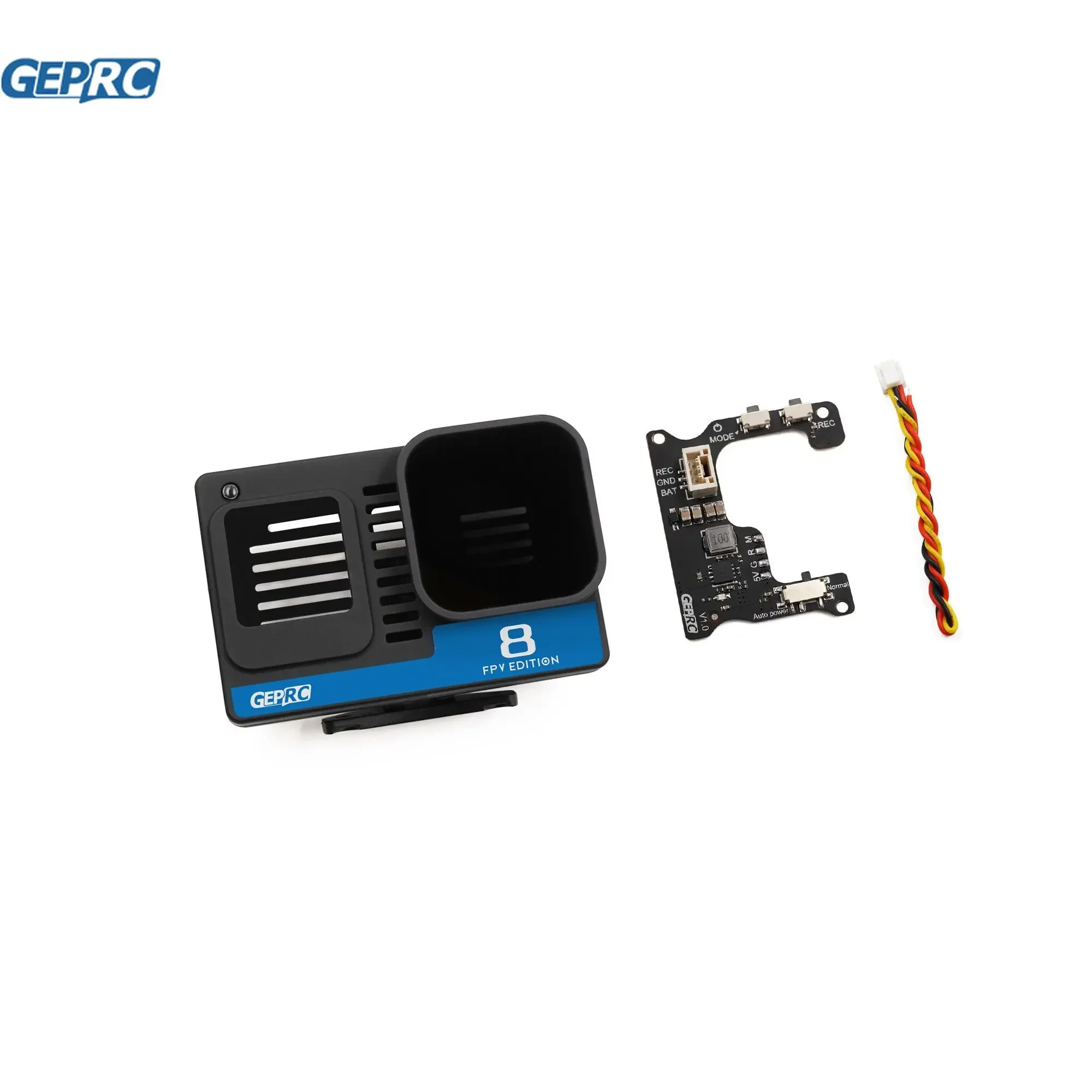 Фото Чехол GEPRC Naked FPV Camera Hero 8, с платой BEC 2S-6S, аксессуары для фильтров ND16, подходящий RC DIY FPV квадрокоптер, дрон для фристайла №2