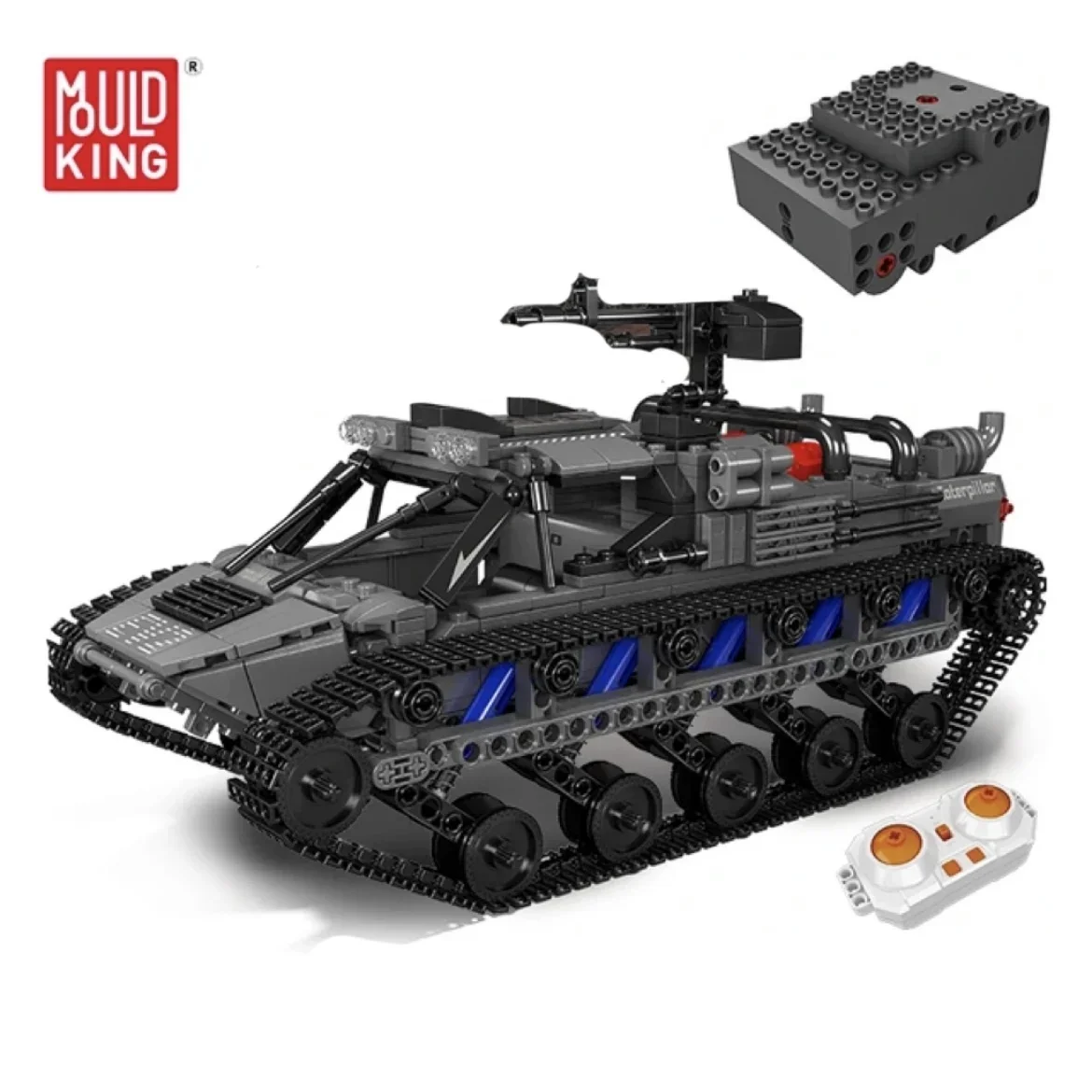 Молд KING 20014 Technik WW2 военный EV2 вездеходный Танк модель с дистанционным управлением строительные блоки кирпичи модель игрушки подарки для мальчиков