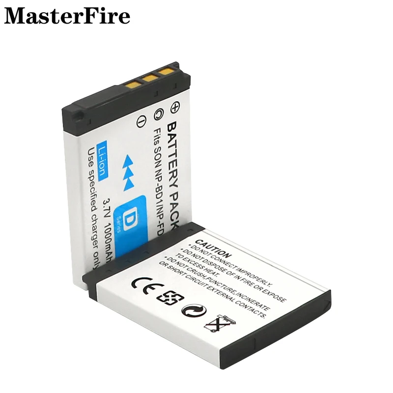 2-10 шт. NP-BD1 NP-FD1 3,7 В 1000 мАч Сменный литий-ионный аккумулятор для Sony Cyber-shot DSC-TX1 T70 T77 T90 T200 T300 T700 T900 Cell (art.: 3920cd5c89fab) - 3920cd5c89fab