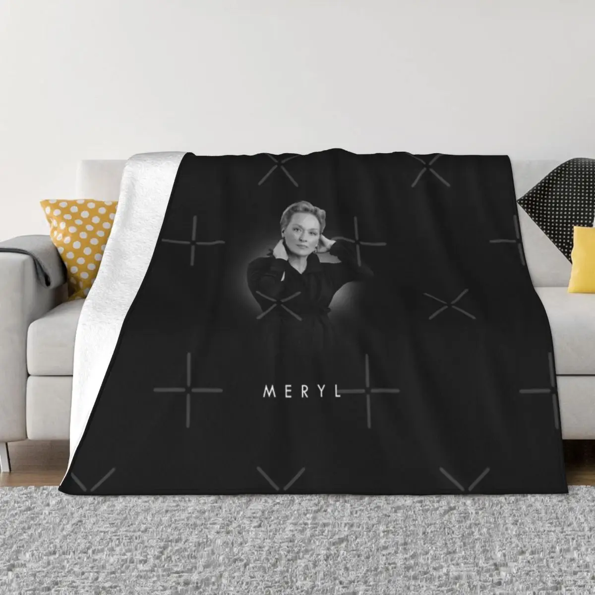 Фото Одеяло Meryl Streep Покрывало на кровать Пушистые мягкие одеяла №2