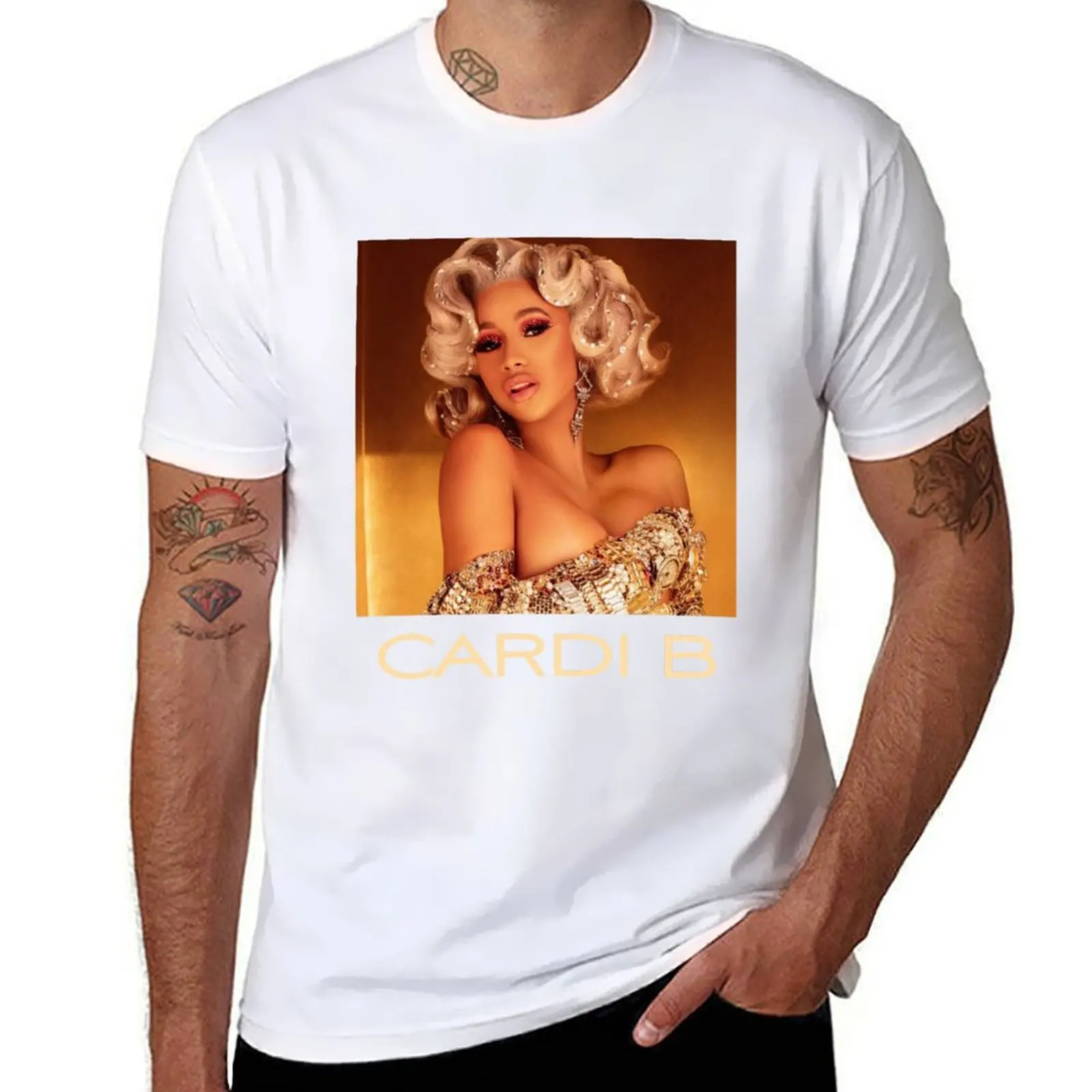 Футболка Cardi B Money, забавные футболки, хлопковые мужские футболки с рисунком, футболка