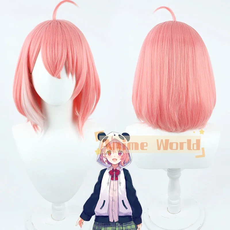 Hololive Vtuber Virtual Idol Nijisanji Gamers Сасаки Саку Косплей Парик Термостойкие волосы Хэллоуин Ролевая игра Парик для вечеринки