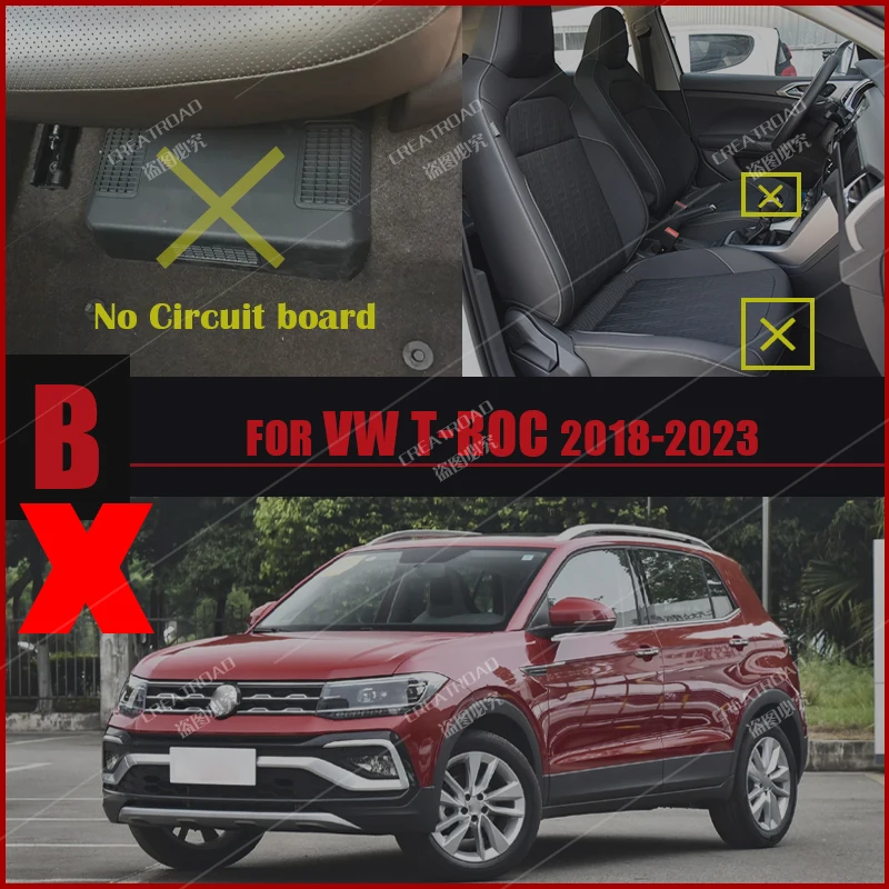 Фото Коврики из углеродного волокна на заказ для VW Volkswagen T-ROC 2018-2023 19 20 21 22, ковер для ног, автомобильные аксессуары для интерьера №3