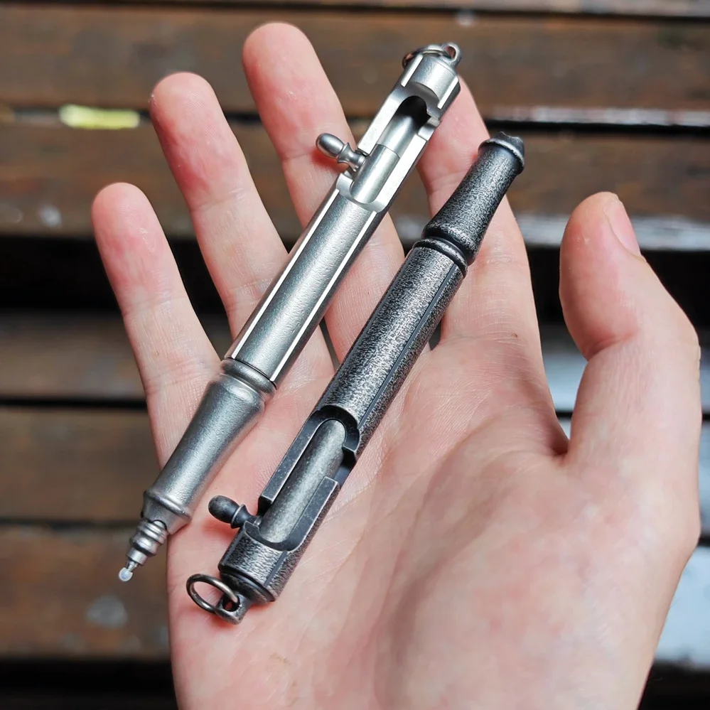 Ручка EDC из титанового сплава с коллекционным письмом, многофункциональные портативные уличные ИНСТРУМЕНТЫ EDC