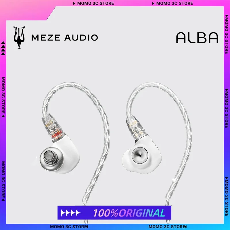 Meze Audio alba Одиночные наушники-вкладыши с динамическим Hi-Fi, высококачественные проводные наушники-вкладыши класса лихорадки