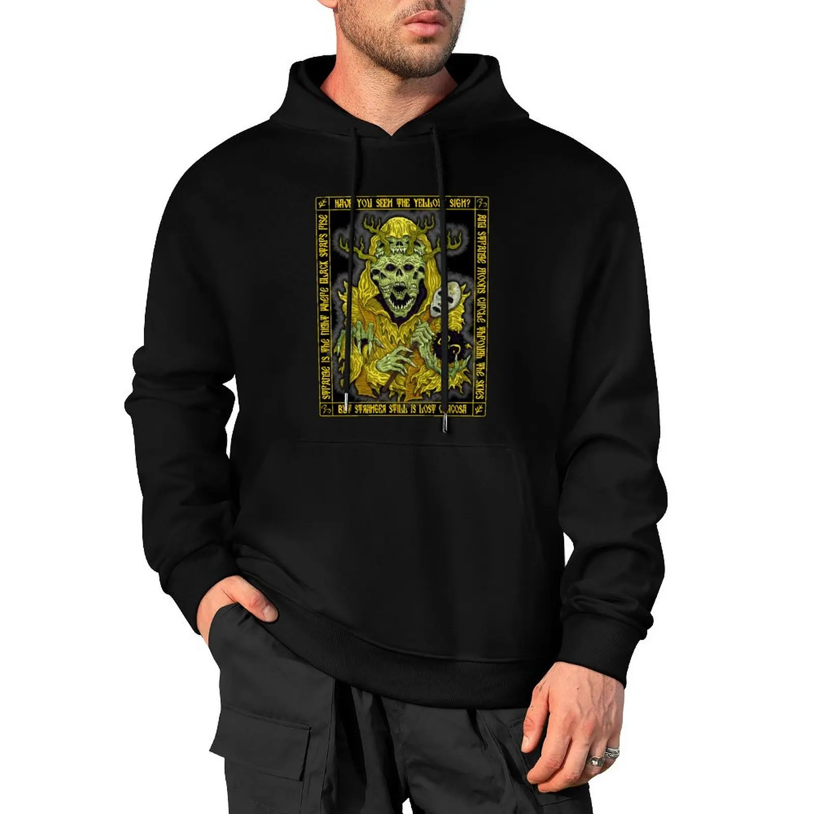 Yellow King Icon - Azhmodai 2018, пуловер с капюшоном, мужская одежда, мужская одежда, новые осенние товары, новые особенности толстовок и свитшотов