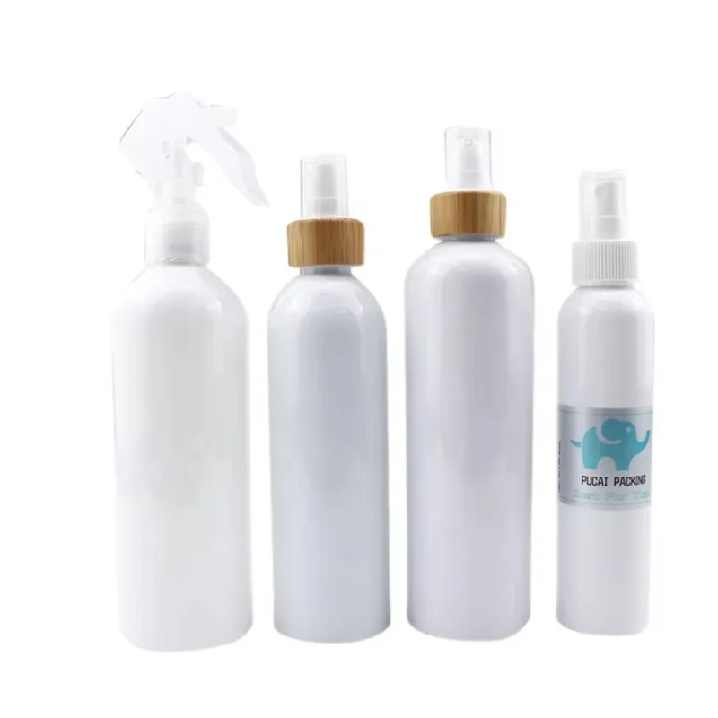 16 унций Medecine Lotion Trigger Шампунь Бутылки для волос 200 мл 250 мл 300 мл Парикмахерский сад Белый пластиковый распылитель 500 мл для масла Упаковочное, полиграфическое и вспомогательное оборудование