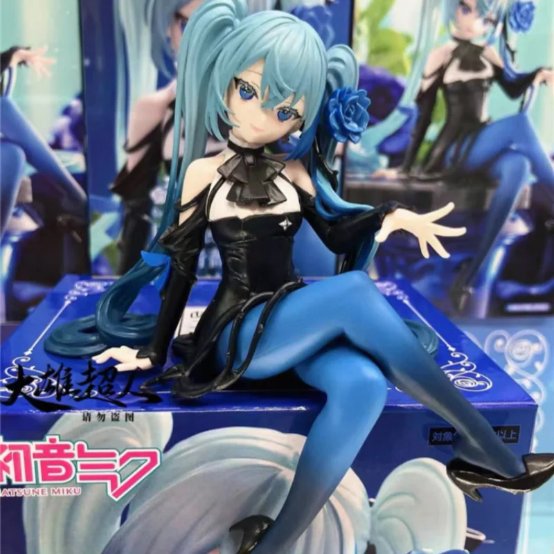 Оригинальная фигурка Furyu Vocaloid Hatsune Miku Blue Rose, цветочная фея, аниме-фигурка, коллекция моделей, украшения, игрушки