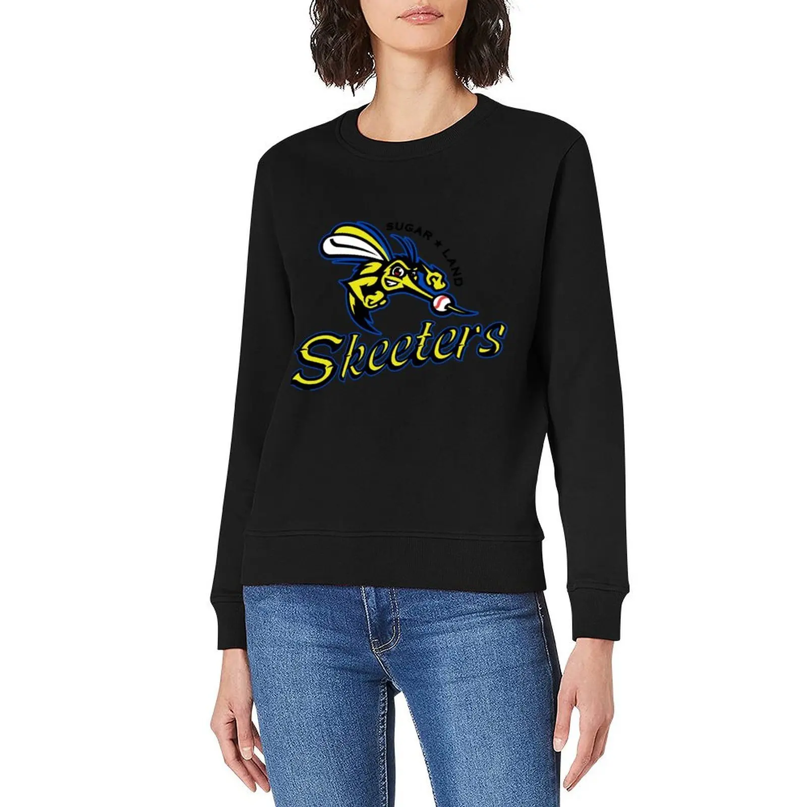 Фото Sugar Land Skeeters логотип пуловер аниме одежда мужская одежда мужская одежда мужское пальто мужская толстовка №3