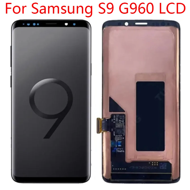 Pop AMOLED для Samsung Galaxy S9 G960 SM-G960F ЖК-дисплей с цифровым преобразователем сенсорного экрана + рамка для Samsung S9, замена экрана