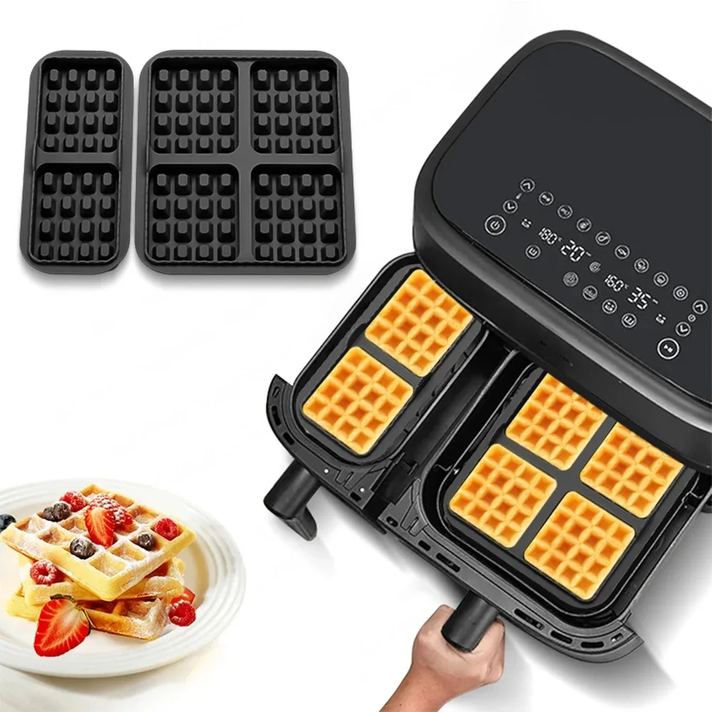 Силиконовые формы для вафель Philips Dual Basket Airfryer 3000 Series 6L/3L Аэрофритюрница Вафельная форма для Philips NA350 Tefal EY9018