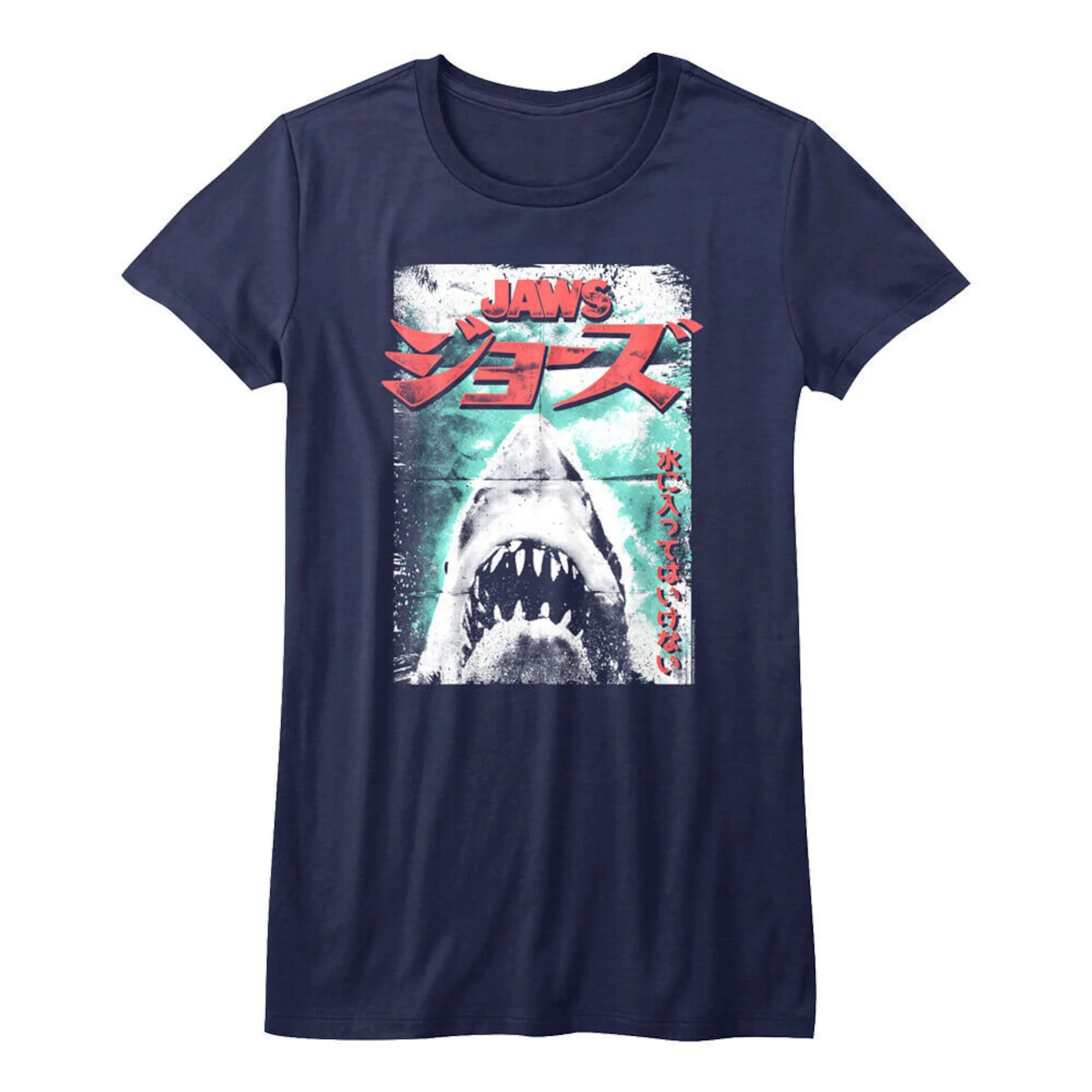 Женская футболка Jaws с плакатом из фильма «японская Акула»