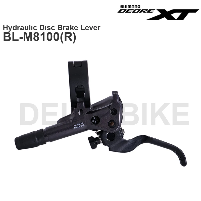 Фото Гидравлический дисковый тормоз SHIMANO DEORE XT M8100 BL-M8100, оригинальные детали тормозного рычага №2