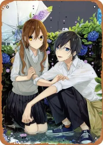 1p, аниме металлический постер Horimiya фигурка постер металлическая жестяная вывеска Horimiya настенный художественный декор