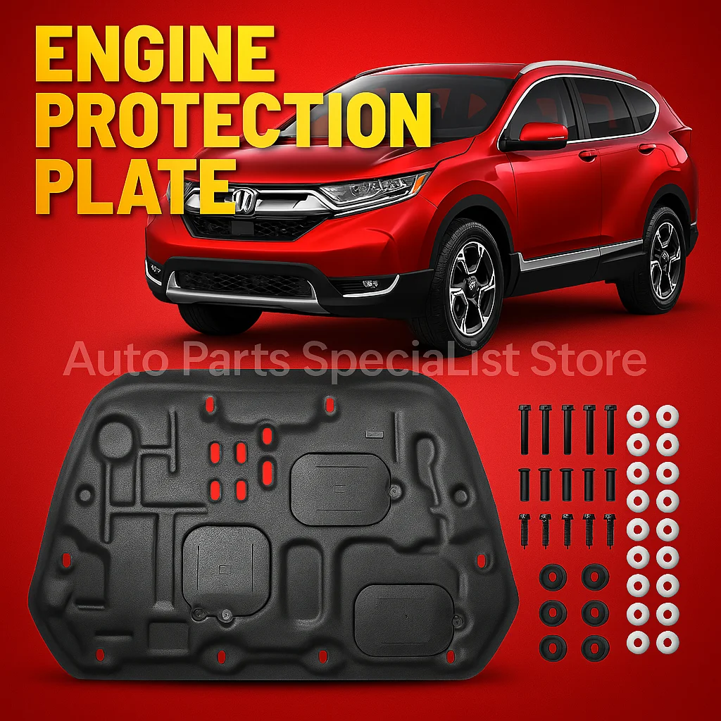 Высокое качество для Honda CRV 2017-2020, защита двигателя, брызговик, крышка брызговика, черный автомобильный брызговик, брызговик