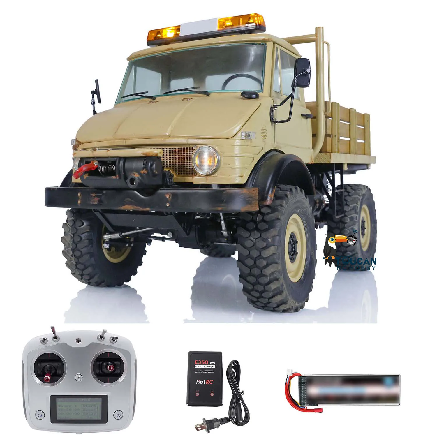 1/10 LESU Metal UM406 4x4 RC Внедорожники RTR Автомобиль 2-скоростная передача ESC Удаленные грузовики Свет Звук Уличные игрушки THZH1531