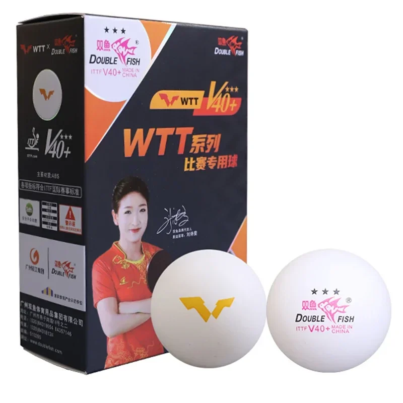 Новинка 2021/2022/2023/2024, мяч для настольного тенниса WTT с 3 звездами (официальный мяч WTT), оригинальные мячи для пинг-понга с 3 звездами с двойной рыбой