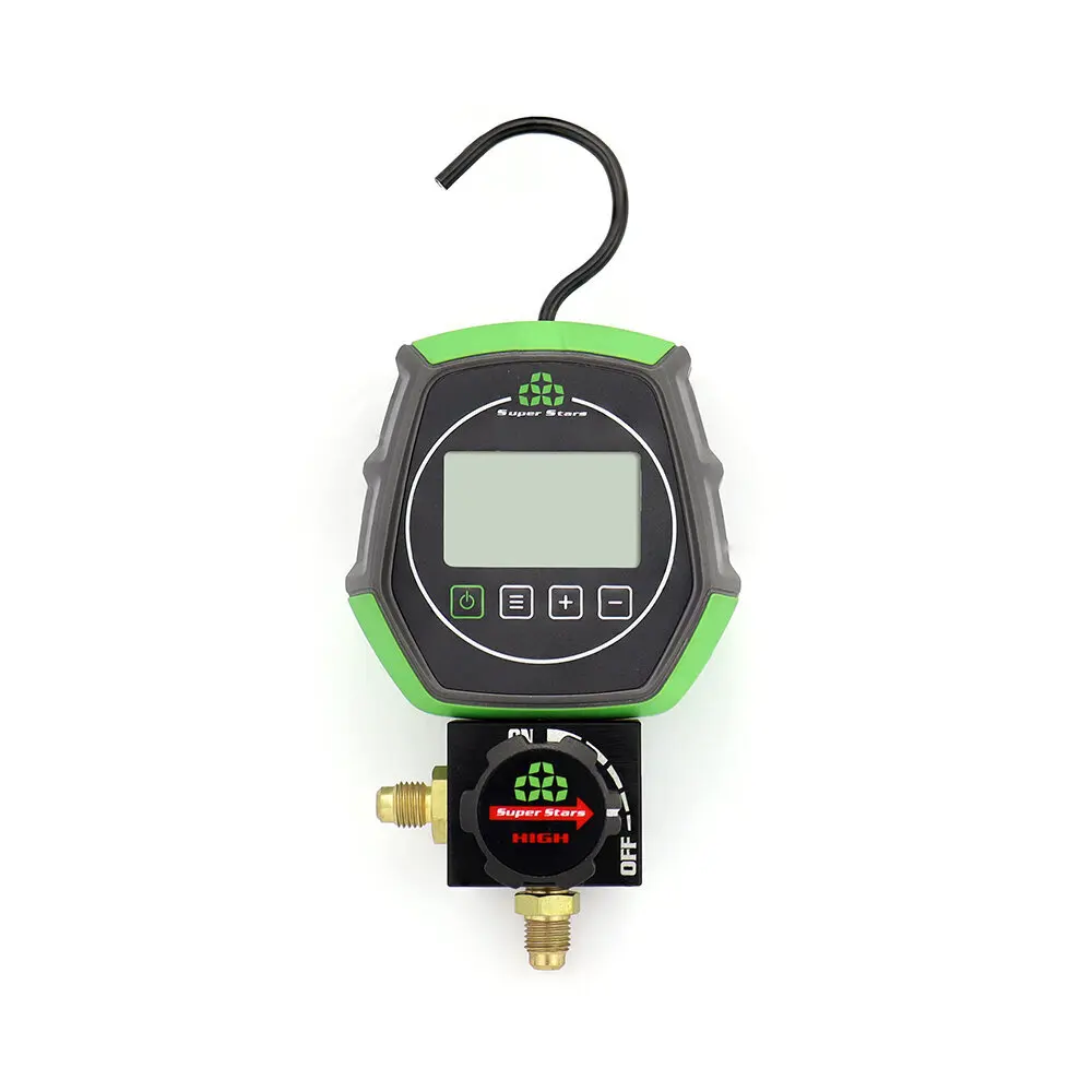 SUPER STARTS ST-B168D Цифровой одиночный метр для R22 R404A R407C R410A Манометры хладагента для деталей кондиционера