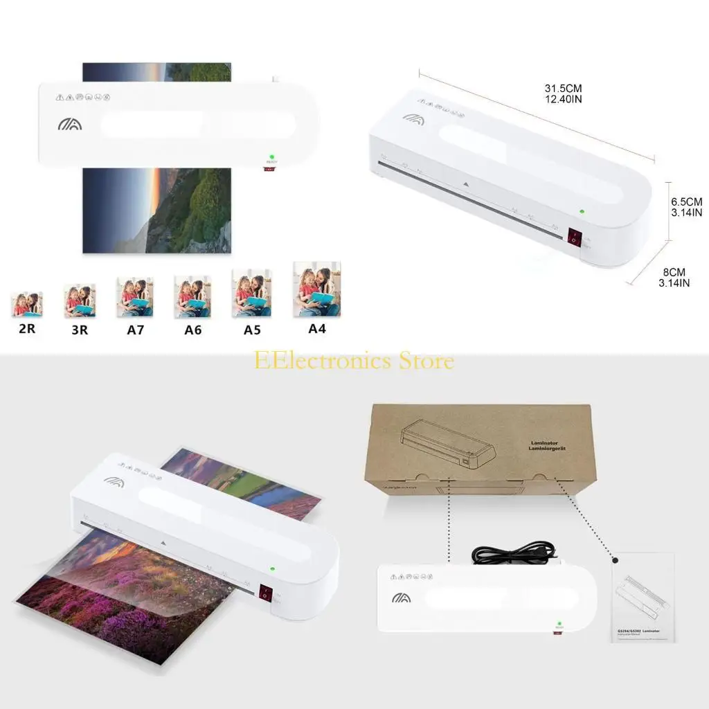 B03C Portable Laminator Machine Laminator различные вилки- для дома/школы/офиса