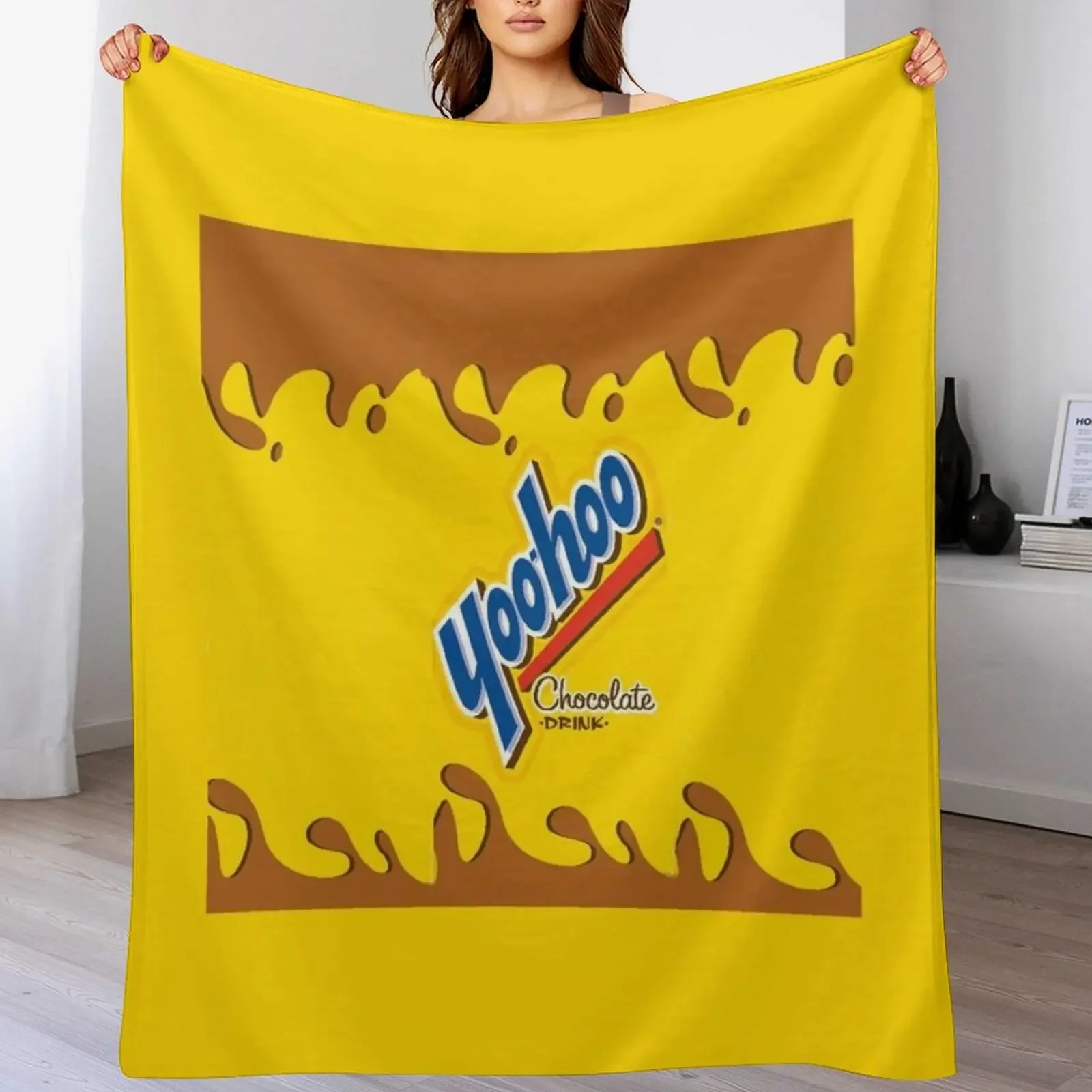 Одеяло yoohoo шоколадное молоко, плед для кровати, тонкий забавный подарок, одеяла для диванов