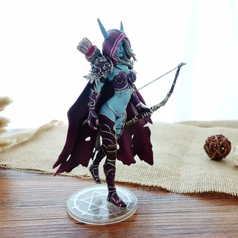 Фото Wow Fall of The Lich King Фигурка Arthas Sylvanas Windrunner Sylvan Archery Queen World of Warcraft Dota Menethil Dota Toy №4