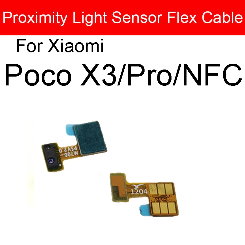 Гибкий кабель датчика освещенности для Xiaomi Mi Poco X3 NFC запасные части
